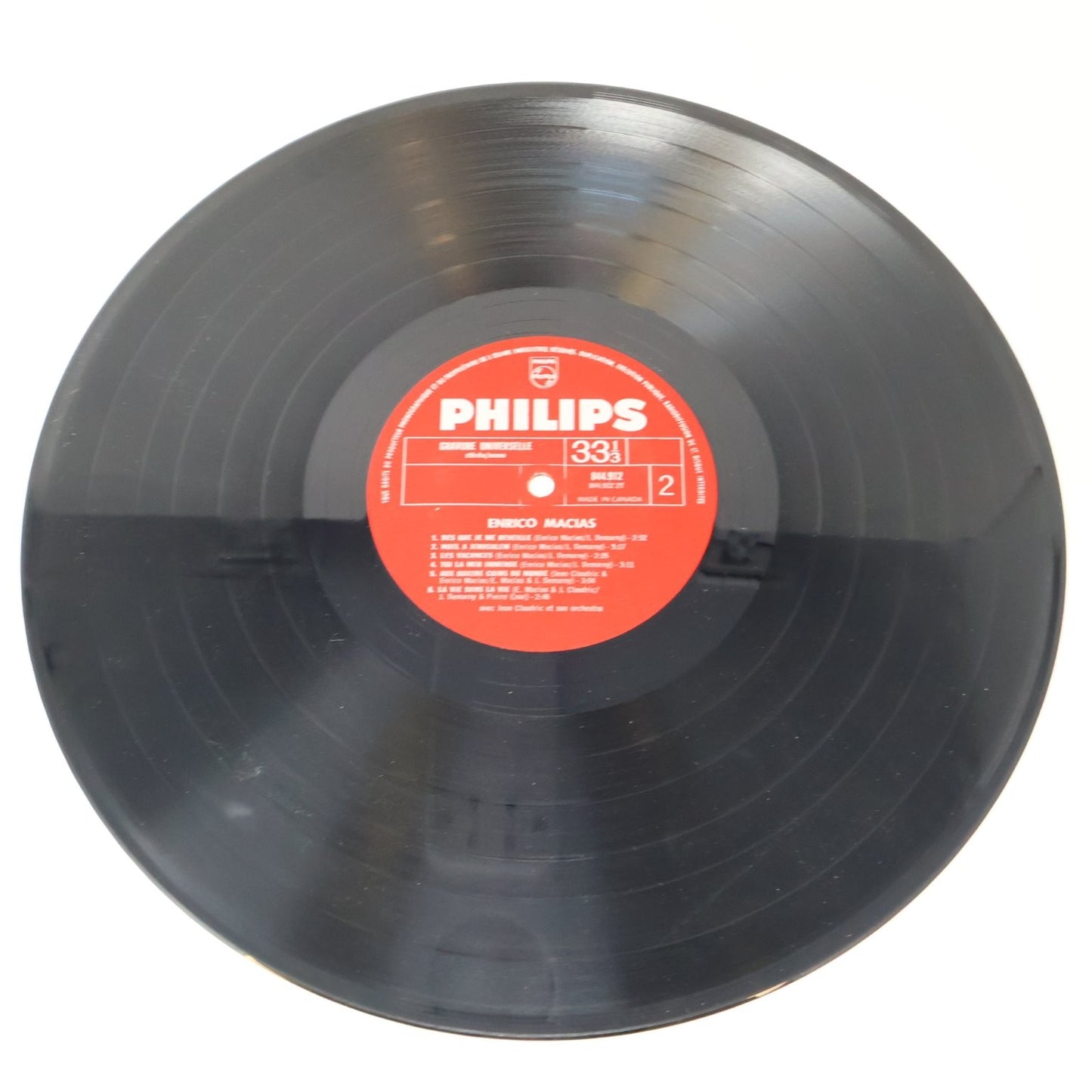 Enrico Macias - Un Rayon De Soleil 12" Record 1968 Philips French Pop 844.912