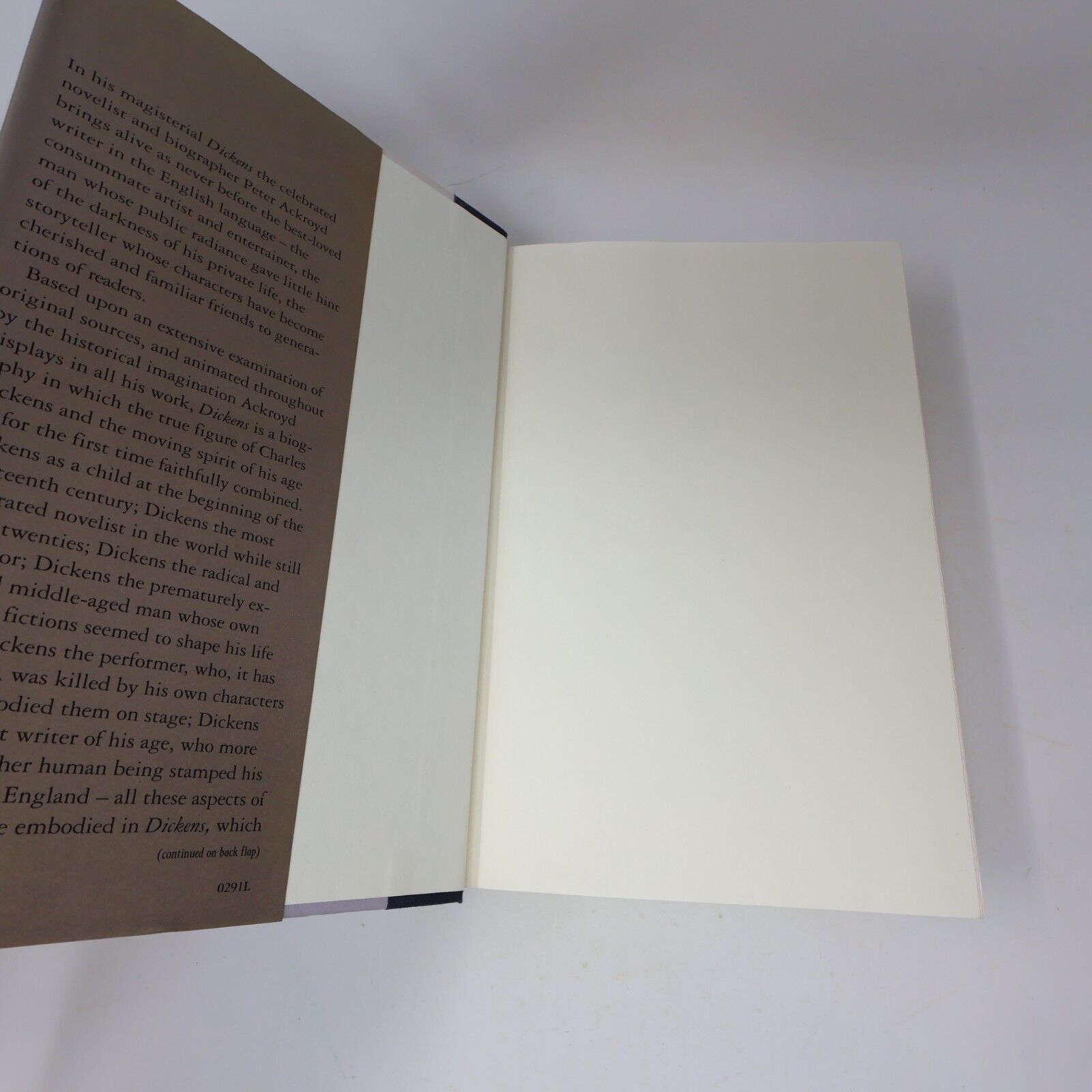 1990 Dickens Peter Ackroyd Harpercollins Hardcover HC Biography Book 90s DJ