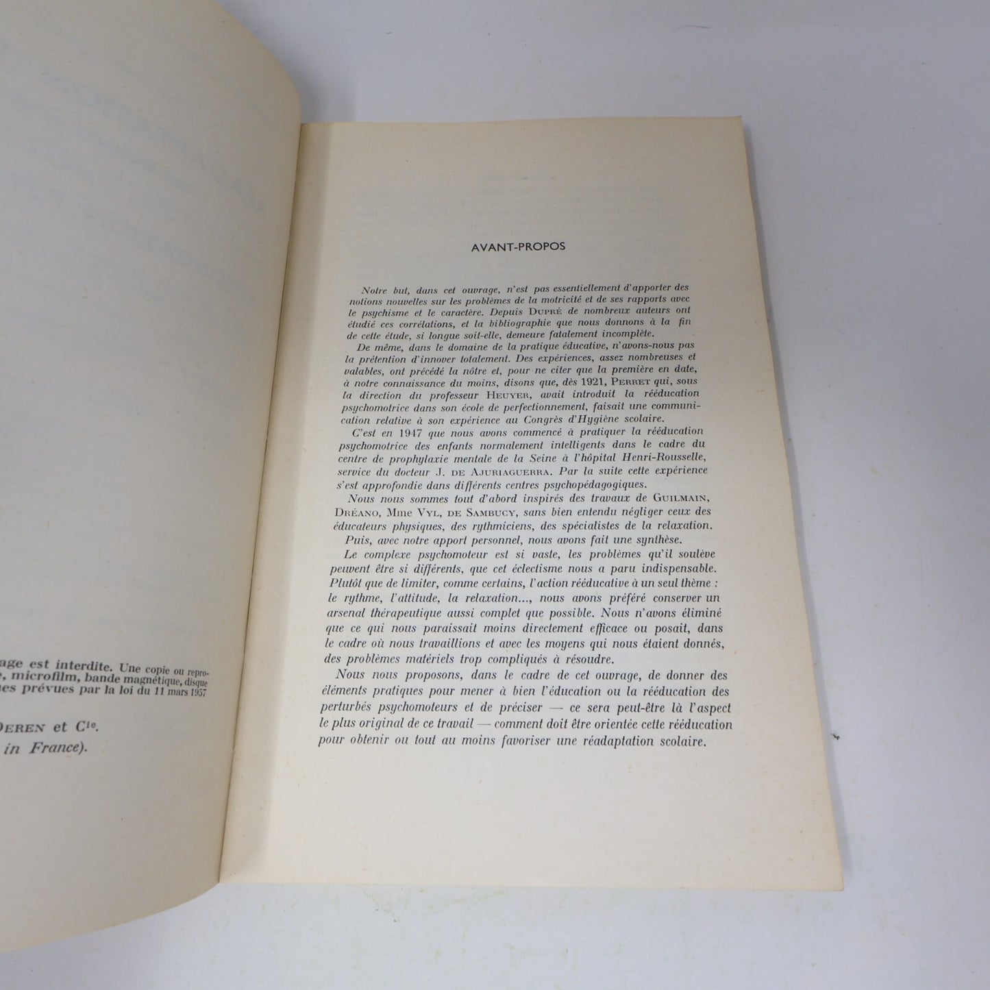 1965 La Réadaptation Scolaire par la Rééducation Psychomotrice Soubiran/Mazo 60s