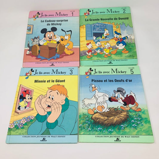 Je Lis avec Mickey Lot de 14 Livres Disney Enfants Français Children French 90s