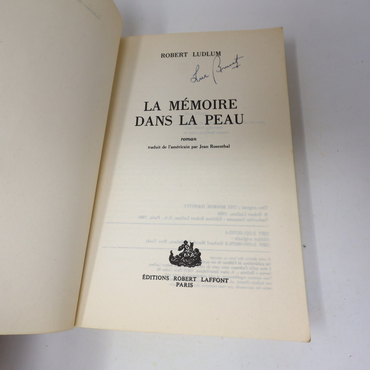 Robert Ludlum Lot 3 Livres Jason Bourne Mémoire dans la Peau/Mosaïque Parsifal
