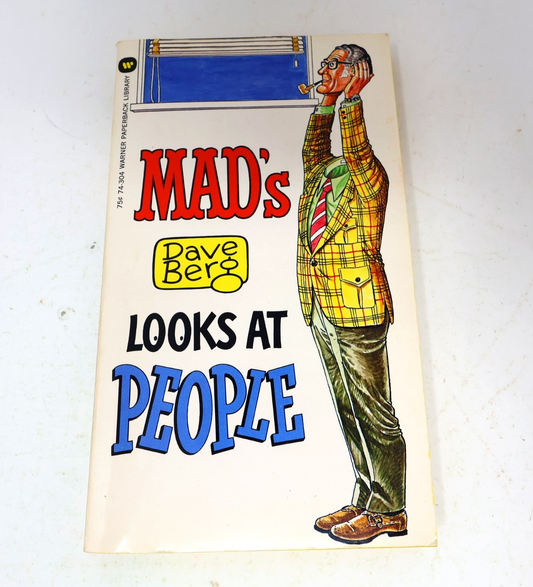 1973 Mad's Looks At People Dave Berg Warner Humor Comics 1st Print Paperback 70s