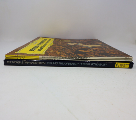 Beethoven Symphonie Nr. 1-2 5-6 8-9 Herbert von Karajan Berliner Lot 4 LP Record