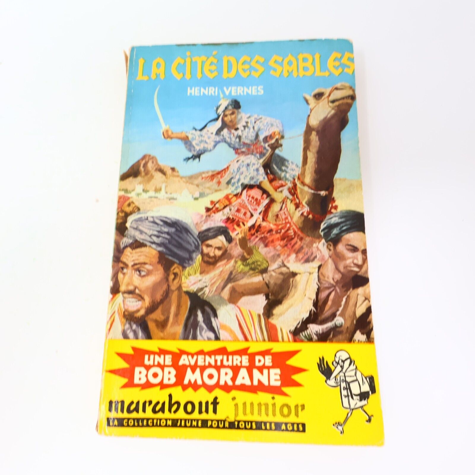 Lot 4 Livres Bob Morane Henri Vernes Marabout/Ananké Ombre Jaune Krouic French
