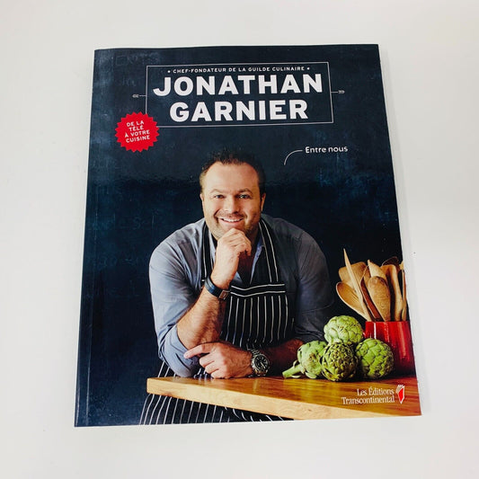 2013 Entre Nous de Jonathan Garnier Livre de Recettes Cuisine Signé en Français