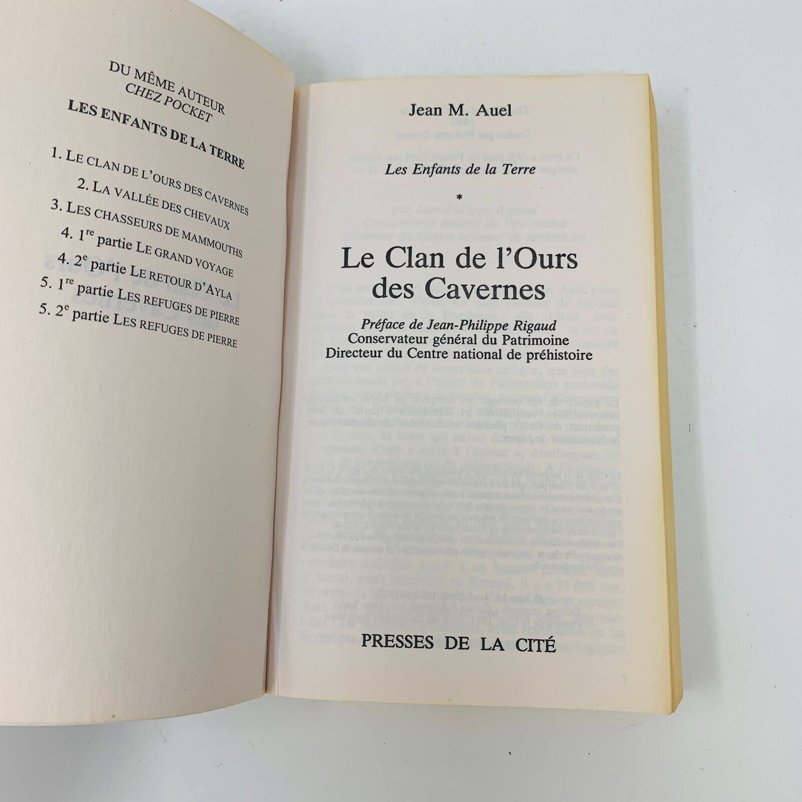 Les Enfants de la Terre 1-6 French Français Jean M. Auel Série Complète Livres