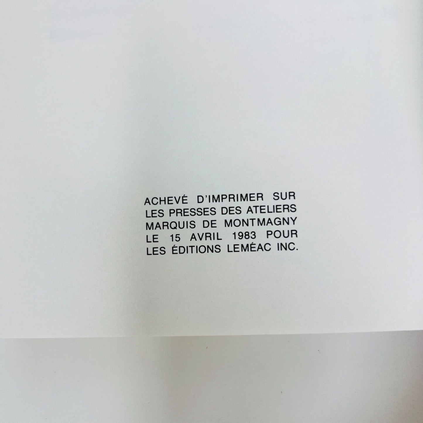 1983 Le Fléché Authentique du Québec Méthode Renouvelée de Véronique L. Hamelin