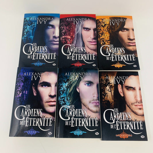 16x Les Gardiens de l'Éternité de Alexandra Ivy Milady Lot Livres Dante Français