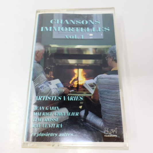 Chansons Immortelles #1-2 Lot 2 Cassette Jean Gabin/Tino Rossi/Ray Ventura/Celis