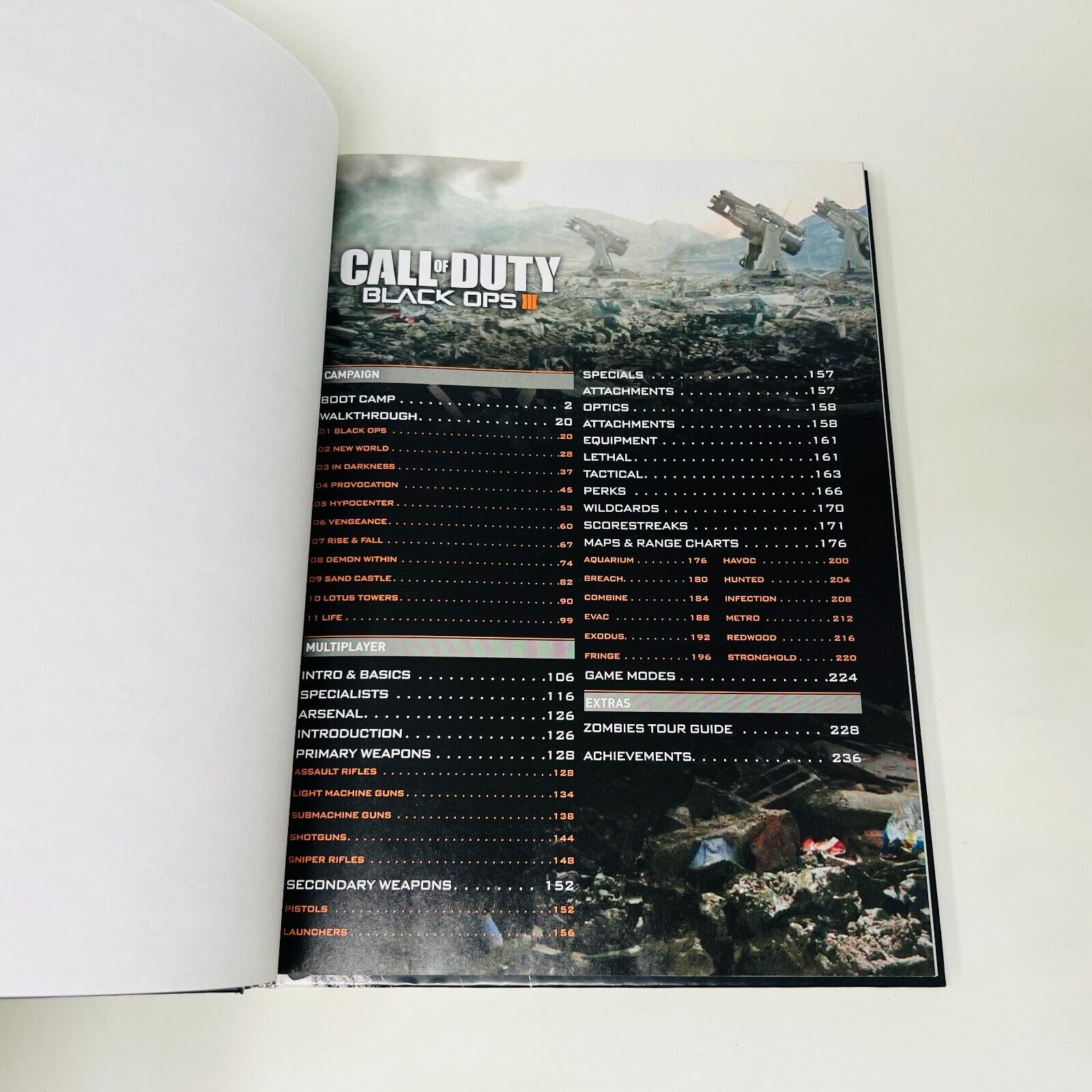 2015 Call of Duty Black Ops III 3 Collector's Edition Strategy Guide by Prima HC