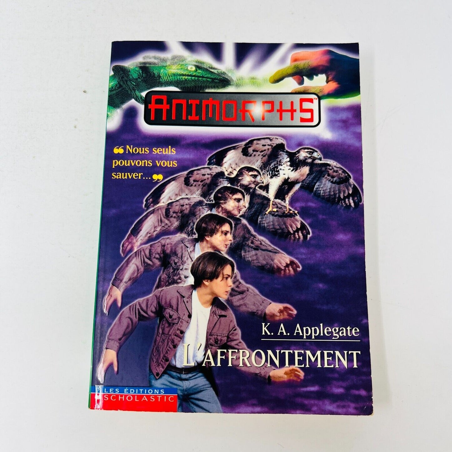 5x Animorphs en Français/French de K. A. Applegate Lot Ennemi/Piège/Solution 90s