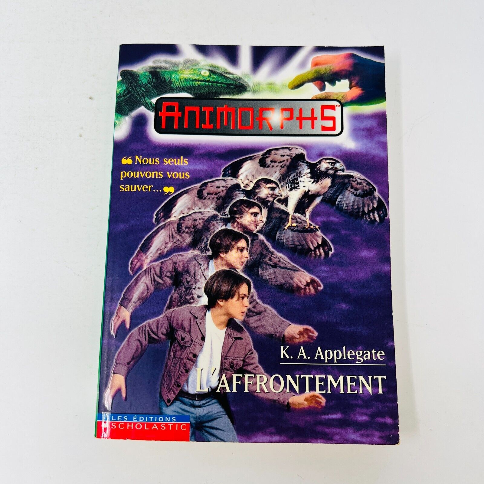 5x Animorphs en Français/French de K. A. Applegate Lot Ennemi/Piège/Solution 90s