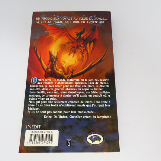 1990 Terre d'Exil Royaumes Oubliés #5 de R. A. Salvatore Forgotten Realms PB 90s