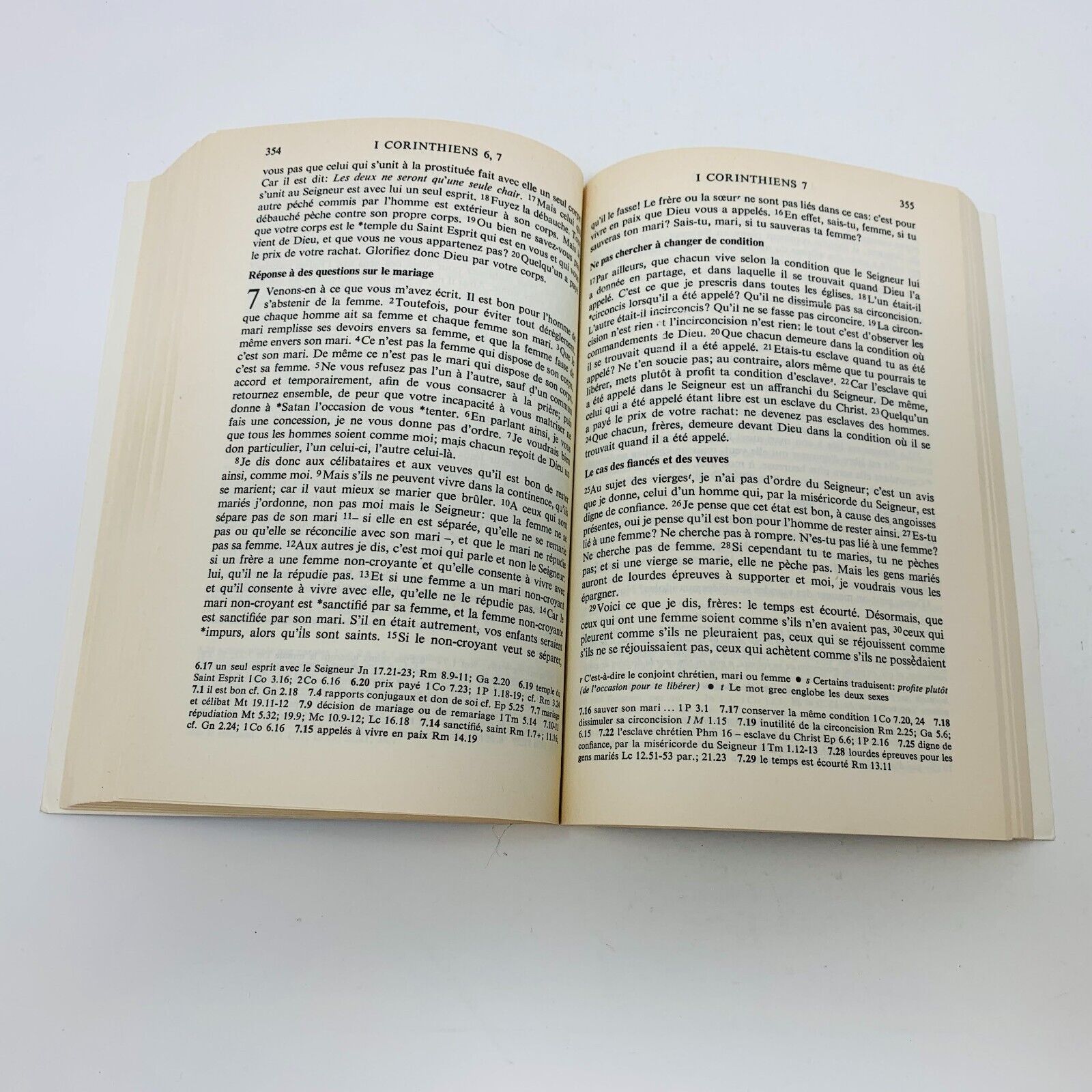 1974 Nouveau Testament TOB Sociétés Bibliques Éditions du Cerf Livre Religieux