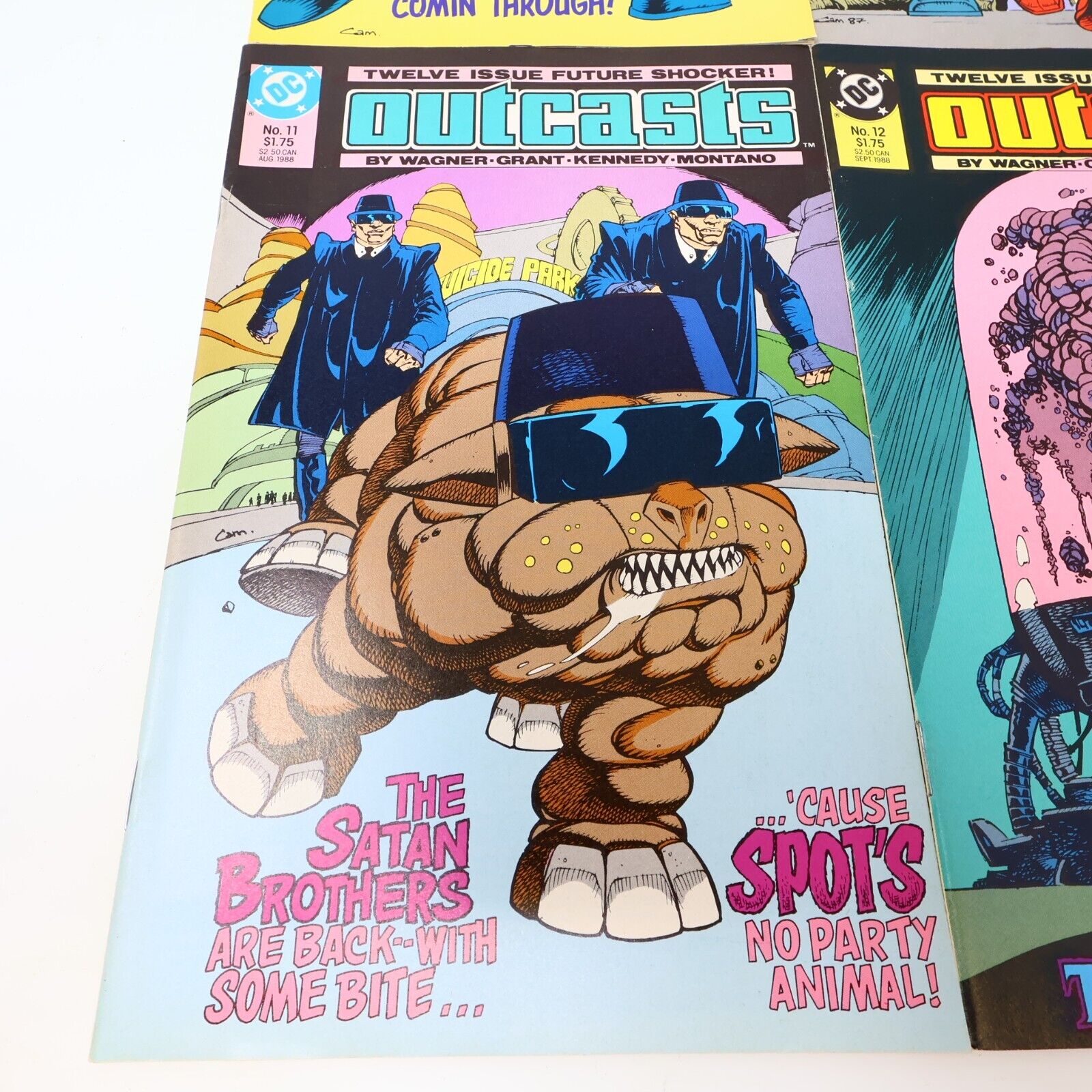 Lot 4 Comics Outcasts #9-12 Wagner/Grant/Kennedy/Montano DC 1988 80s