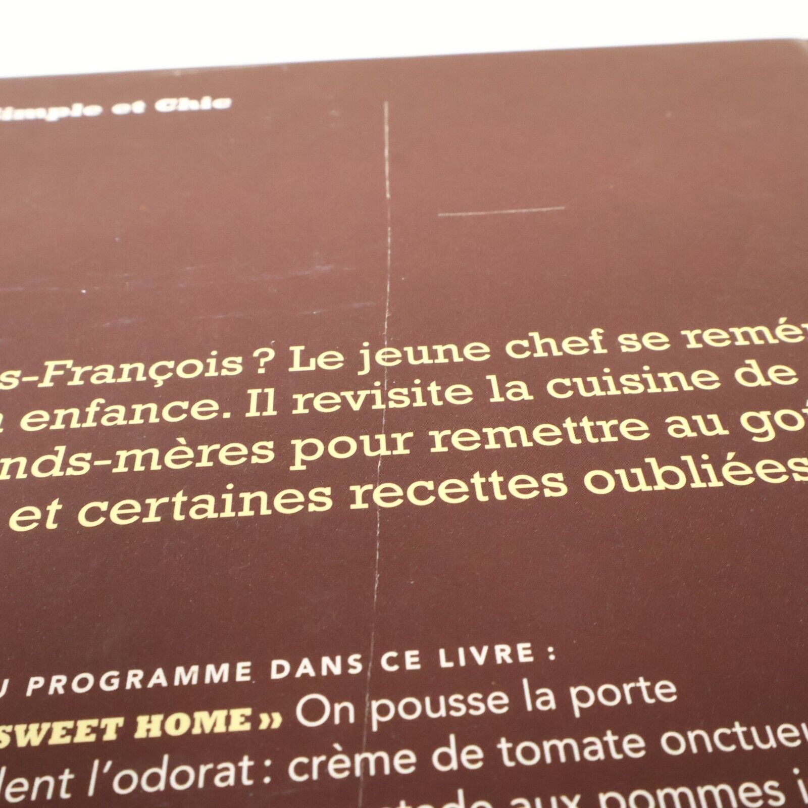 2010 Souvenirs Revisiter Nos Traditions de Louis-François Marcotte Cuisine Livre
