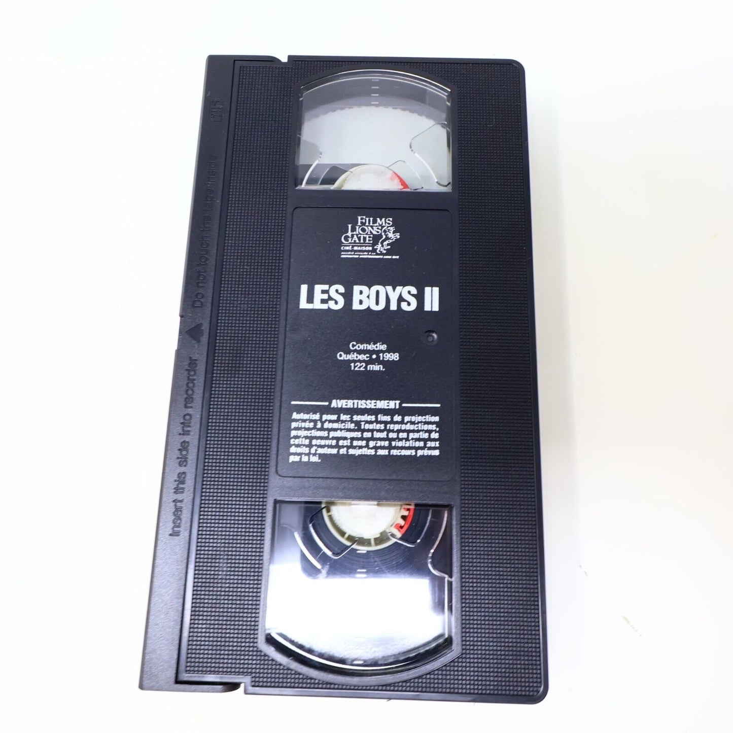 Les Boys 1 & 2 Lot VHS NTSC Testés Français Québec Comédie Hockey Rémy Girard