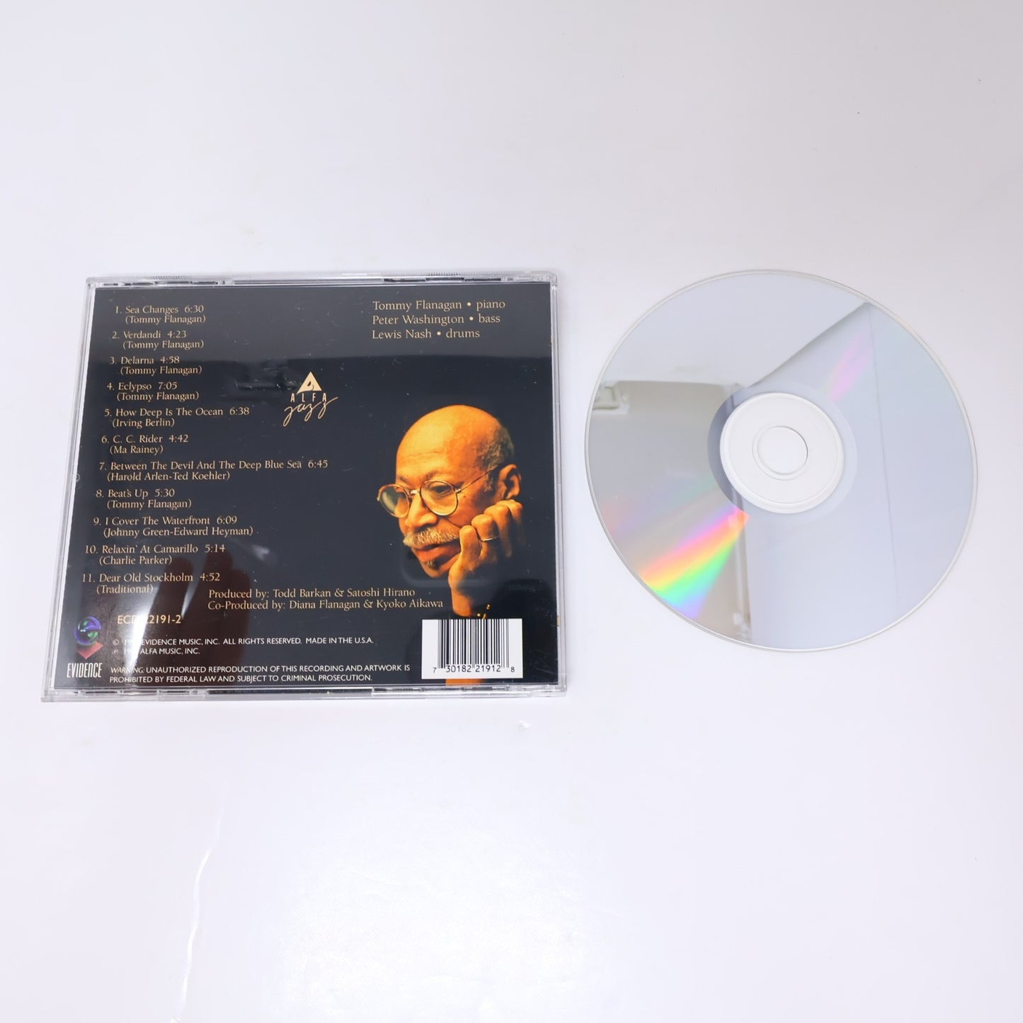 Tommy Flanagan Trio CD Sea Changes Jazz Evidence Verdandi/Delarna/Eclypso/Beat's