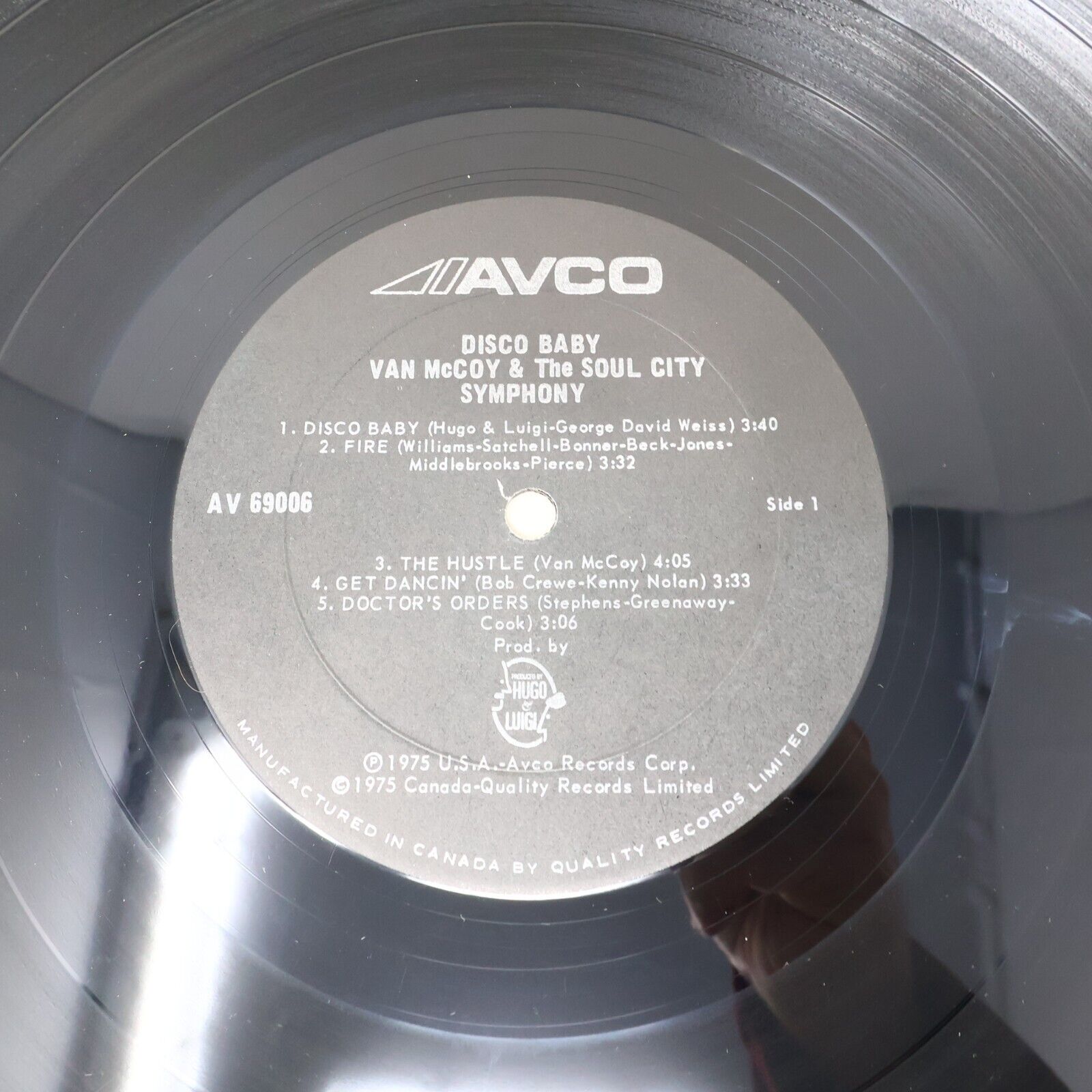 Van McCoy & The Soul City Symphony Disco Baby + Love is the Answer LP Record Lot