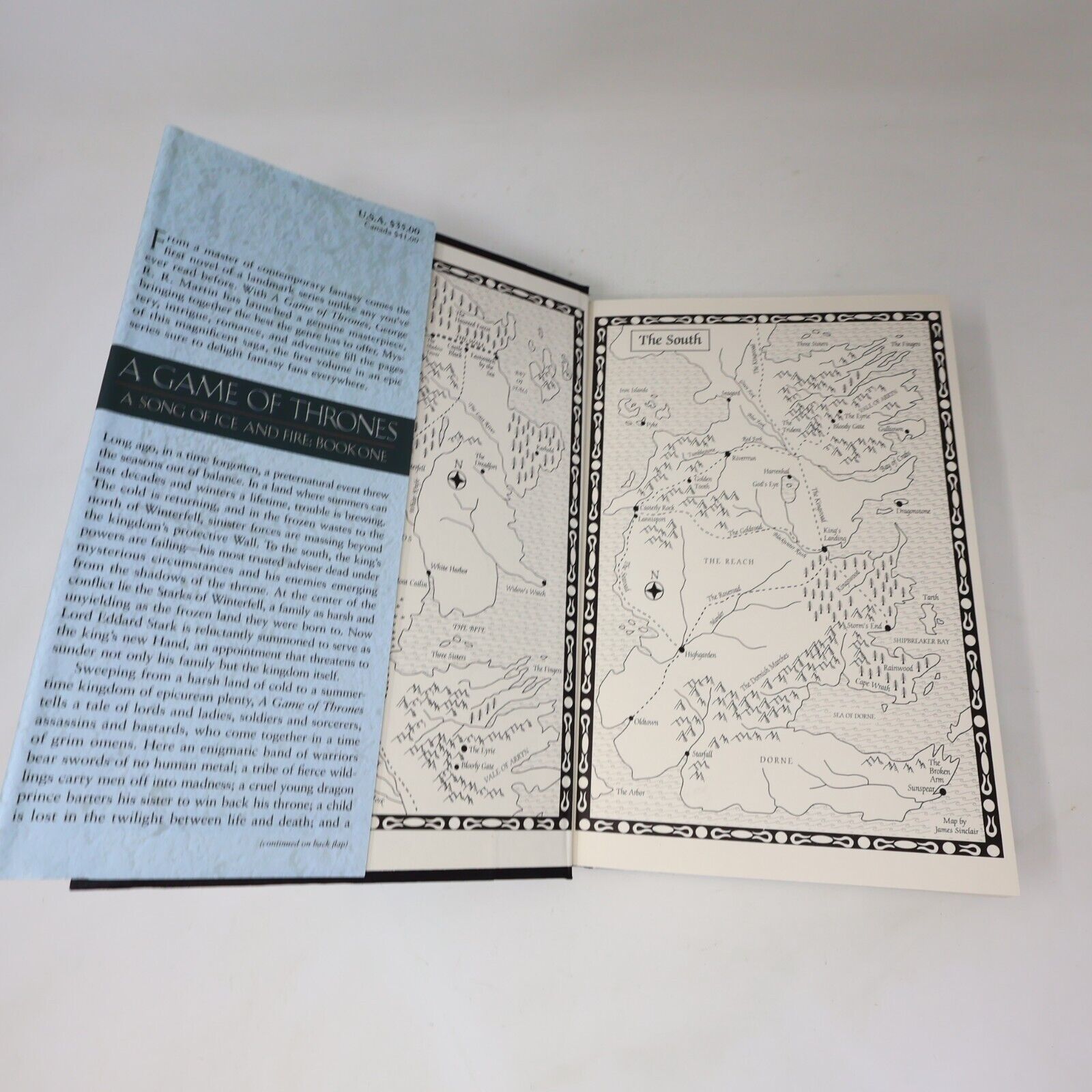 2002 A Game of Thrones by George R. R. Martin Hardcover HC Bantam Fantasy Action