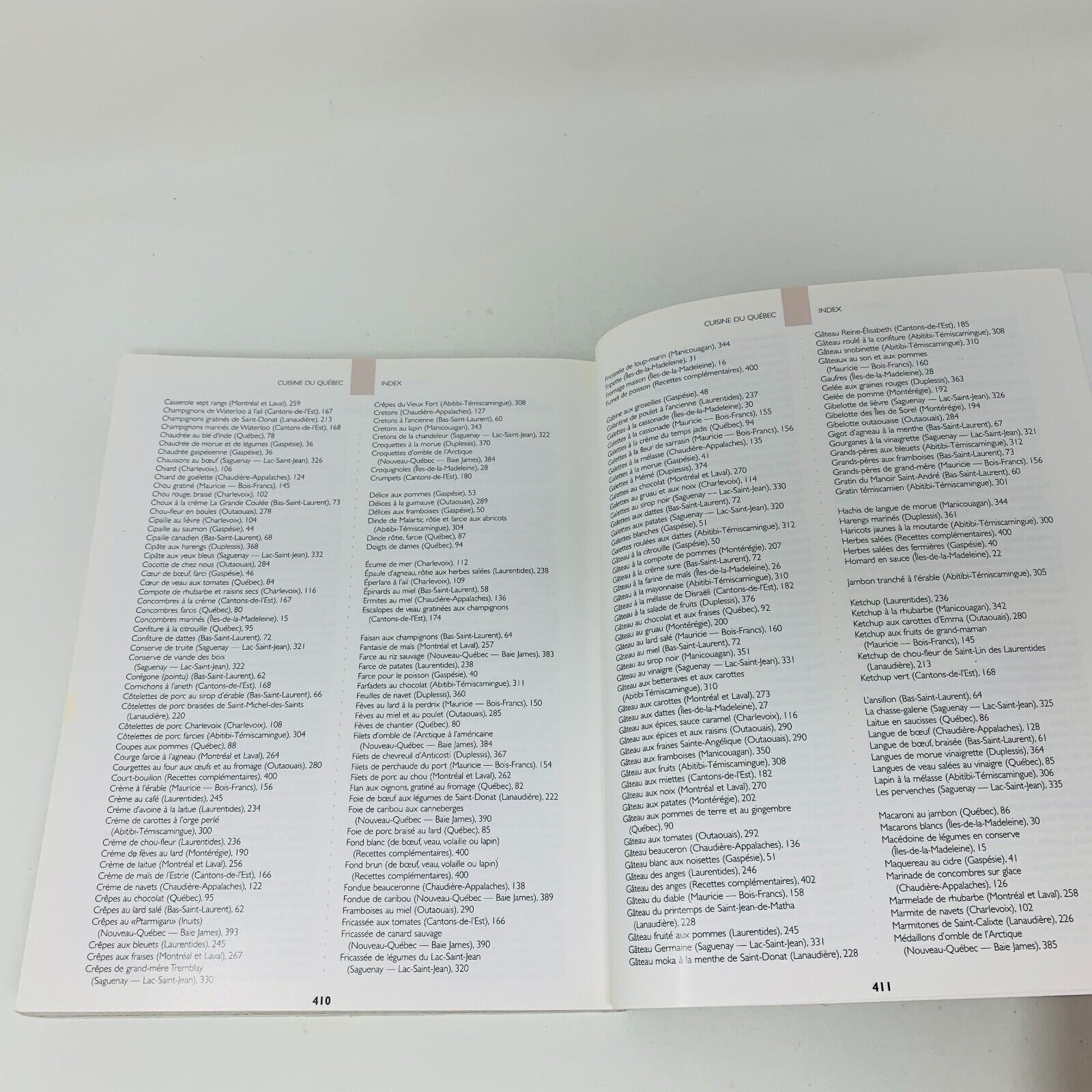 1999 Cuisine Traditionnelle des Régions du Québec Livre Recettes ITHQ Français