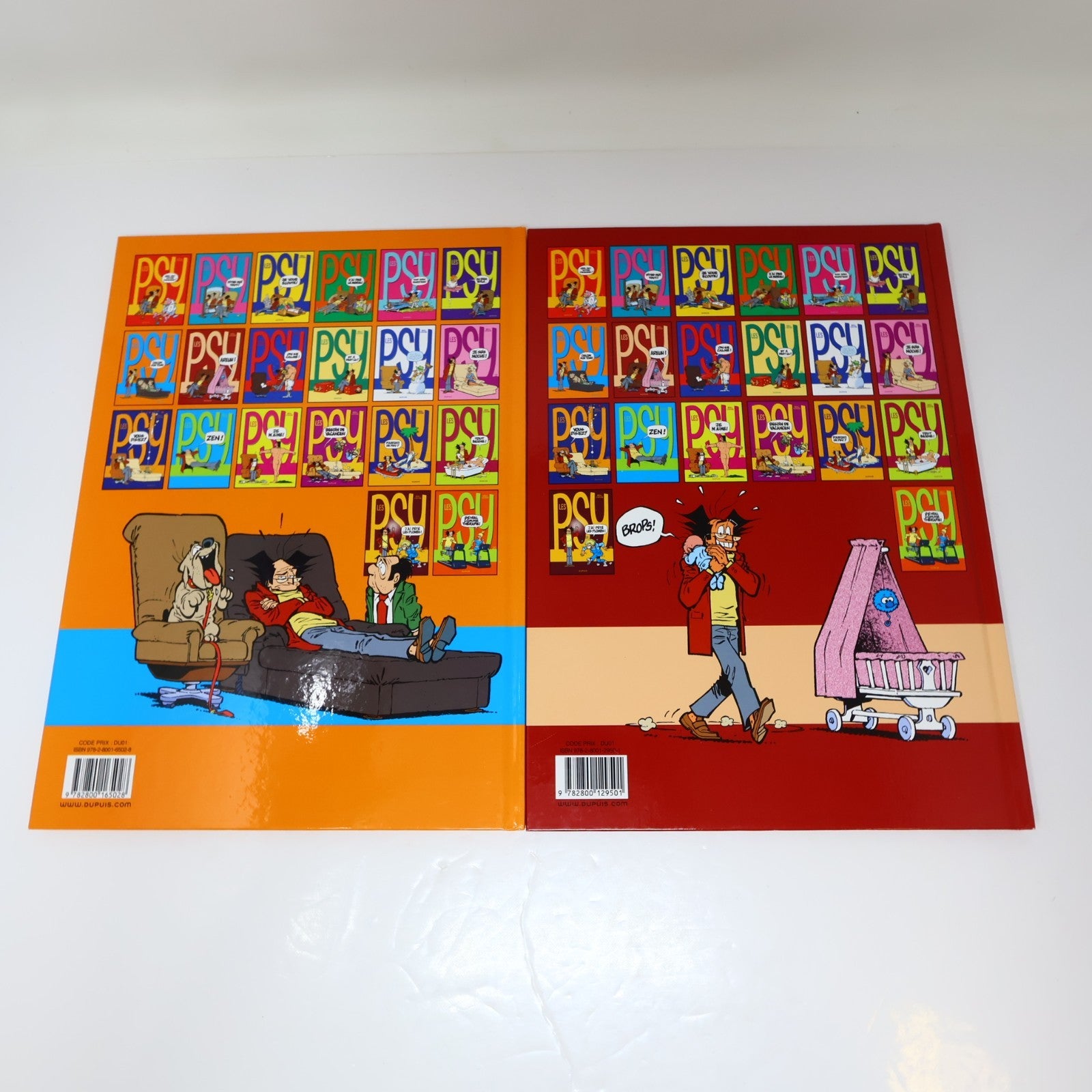 Les Psy #1-14 Lot 14 Bandes dessinées Bédu/Raoul Cauvin Dupuis Dites-Moi Tout!