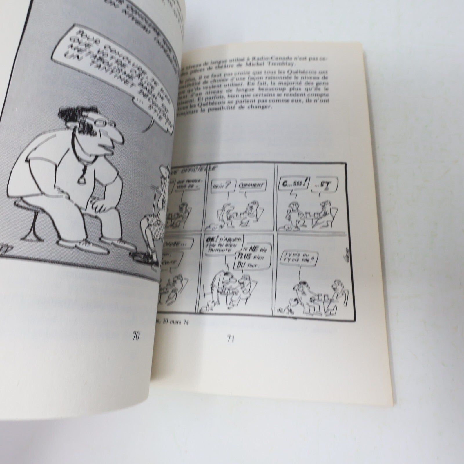 1974 Le Livre des Sacres et Blasphèmes Québécois Gilles Charest L'Aurore Société