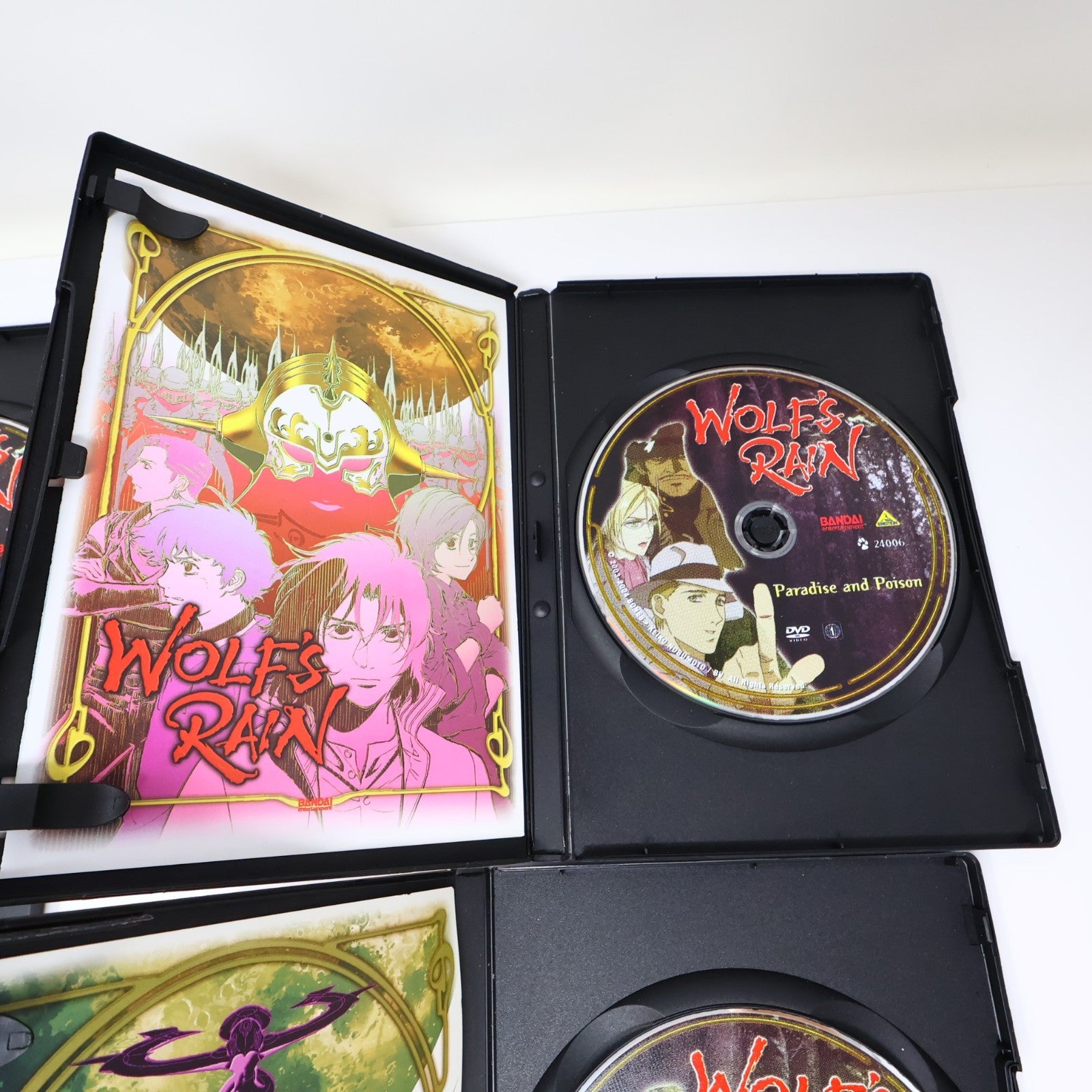 Wolf’s Rain Limited Edition Box Set DVD Anime Complete Series #1-7 Bandai NTSC