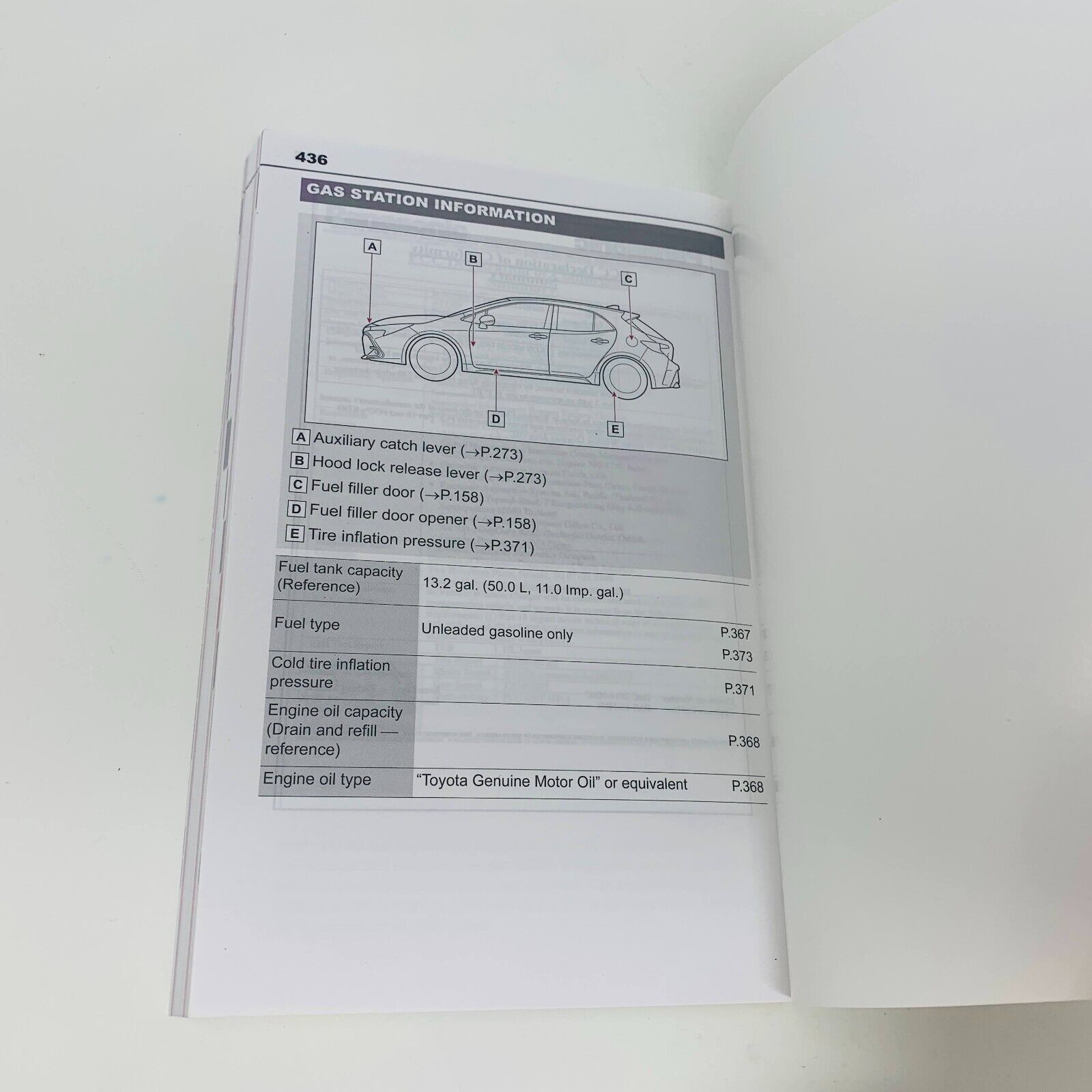 Corolla Hatchback 2023 Owner's Manual by Toyota PB Car Instructions 01999-12S00