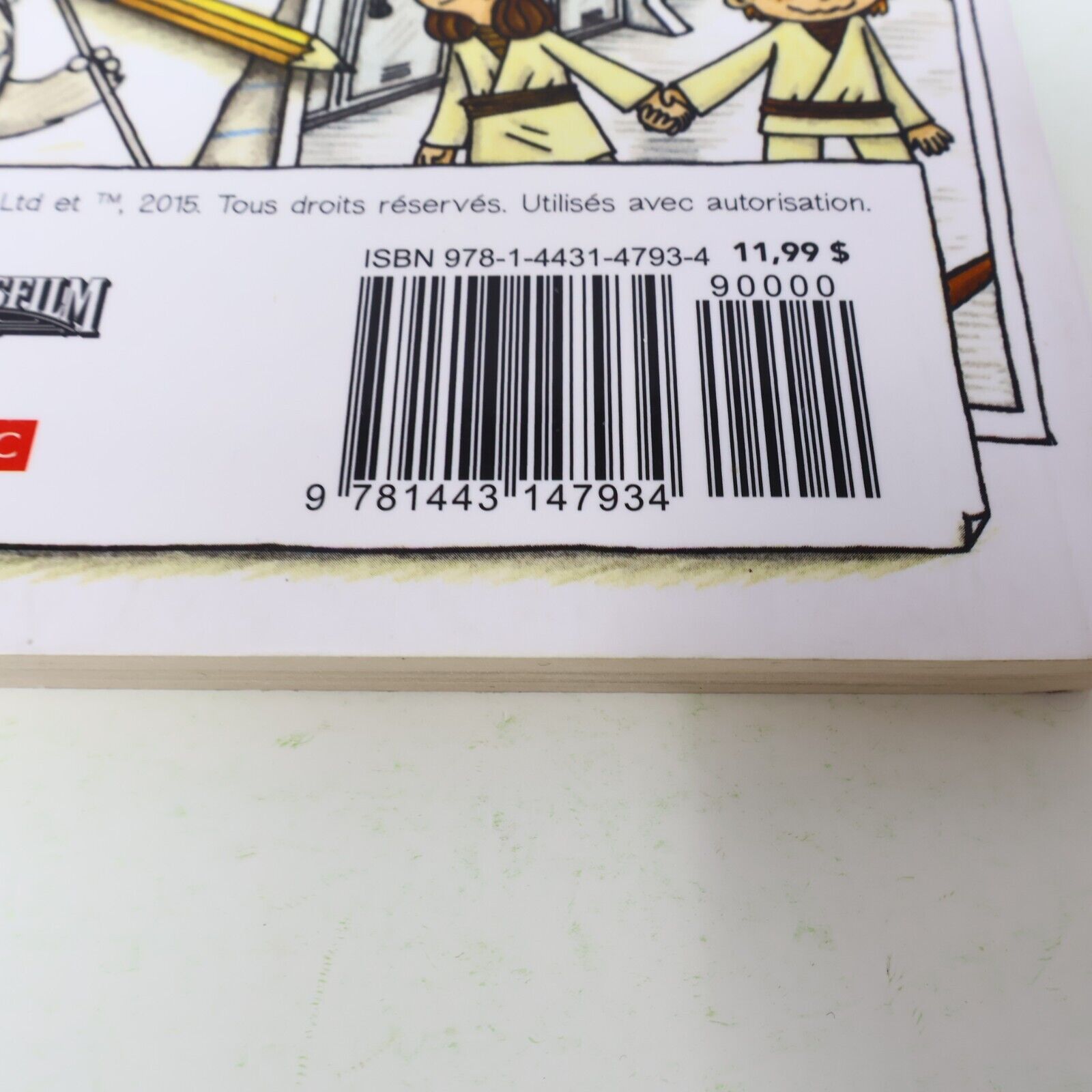L'Académie Jedi #3 La Brute Fantôme Jeffrey Brown Star Wars 2015 Scholastic Ados