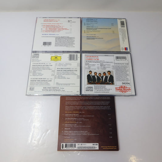 César Franck 5 CD Lot Classical Murray Perahia/Dutoit/Thibaudet/Bingham/Mintz