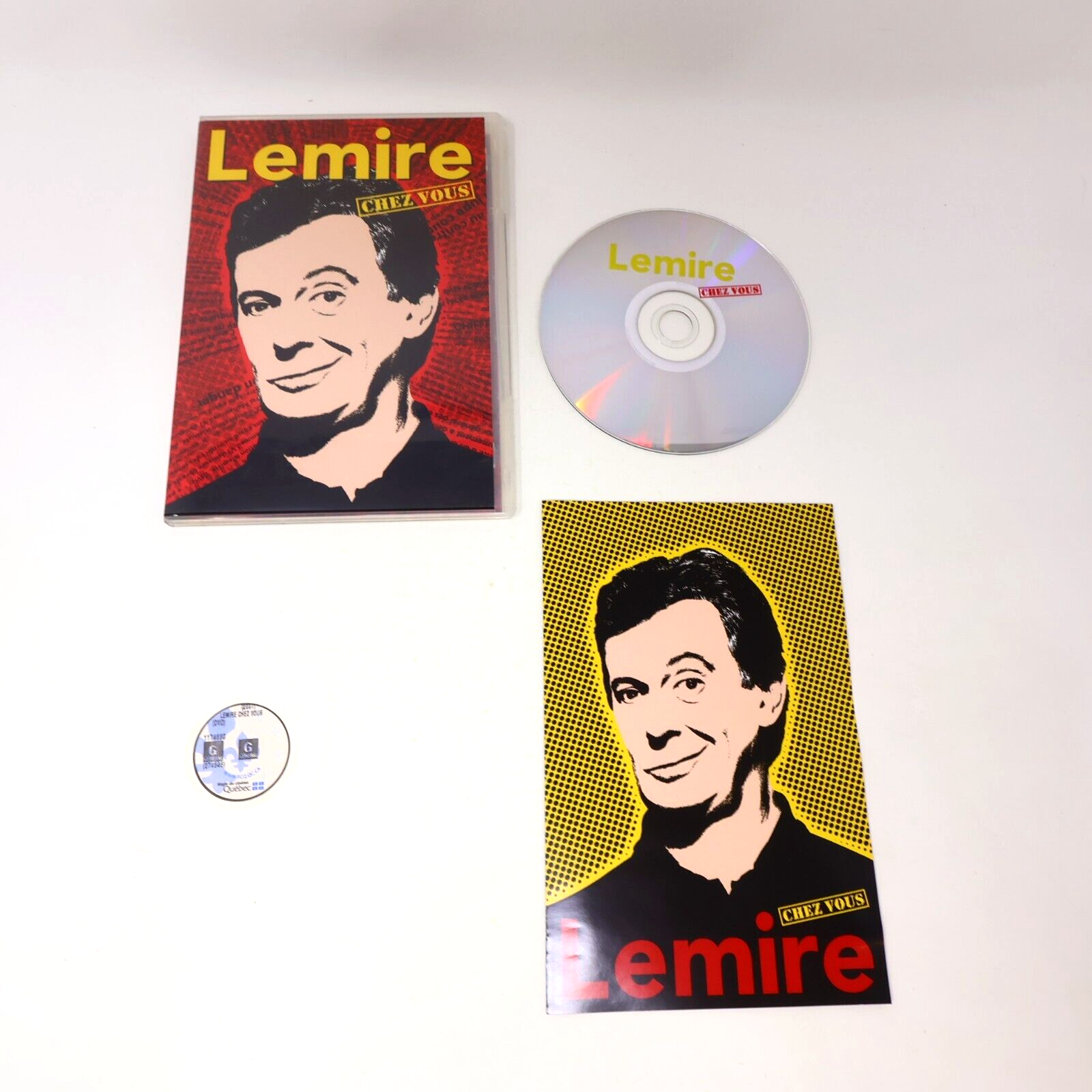 Daniel Lemire Chez Vous 8ième Spectacle Humour Humoriste Québec DVD NTSC Testé