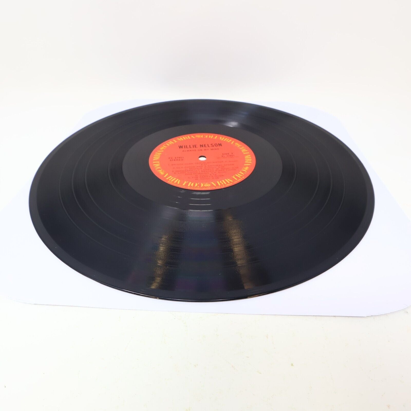 Willie Nelson Always On My Mind LP Record Vinyl 1982 Columbia FC 37951 Canada