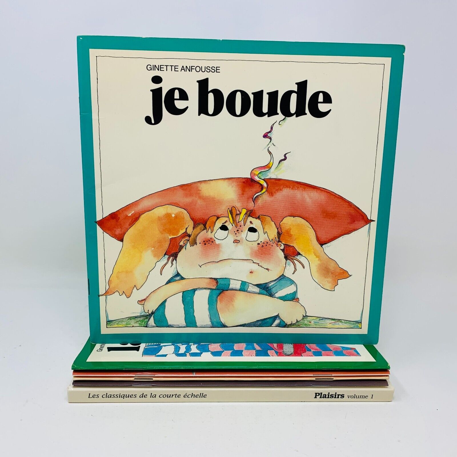 6x La Courte Échelle Lot de Livres Vintage pour Jeunes Enfants Français 70-90s