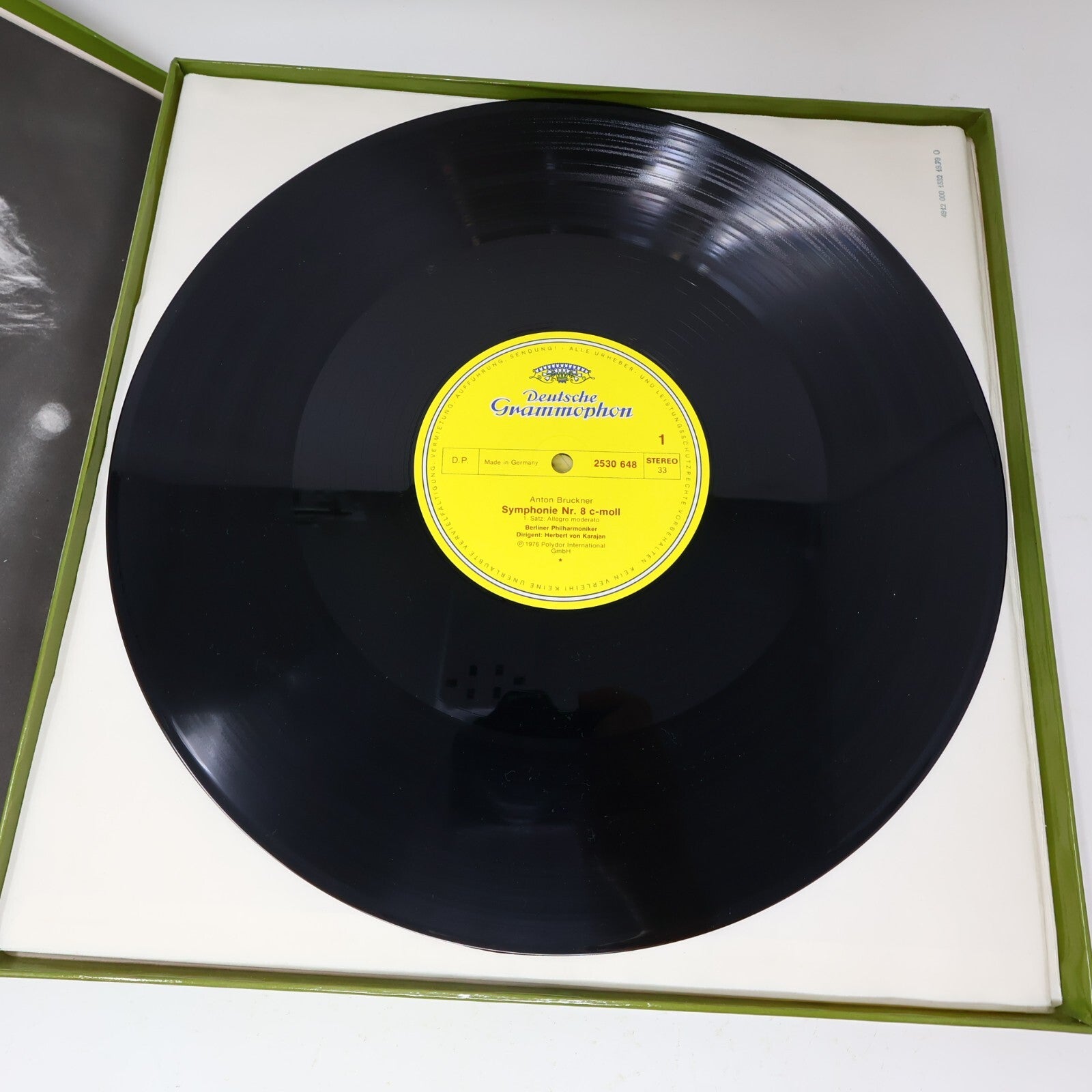 Herbert Von Karajan Anton Bruckner Symphonie #8 Berliner 2x LP Record 2707 085