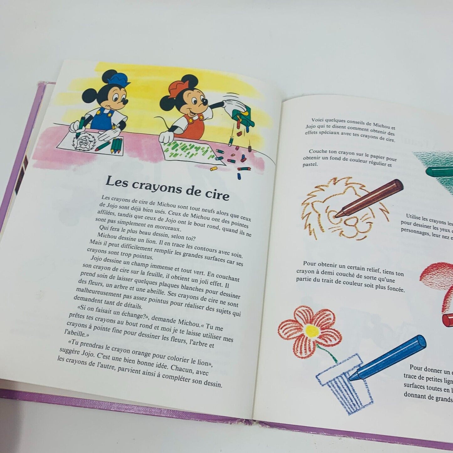 8x Les Bonnes Idées Walt Disney Things to Do French Français Enfants Livres 80s