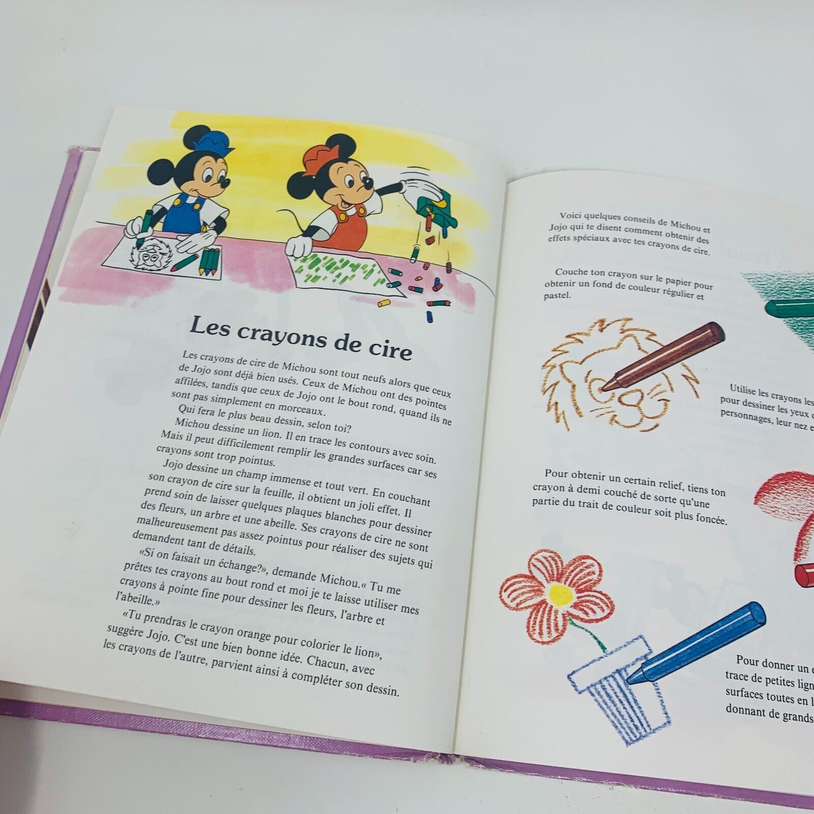 8x Les Bonnes Idées Walt Disney Things to Do French Français Enfants Livres 80s
