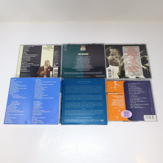 Louis Armstrong 6 CD Lot The Essential Satchmo/Jazz & Blues/An American Icon