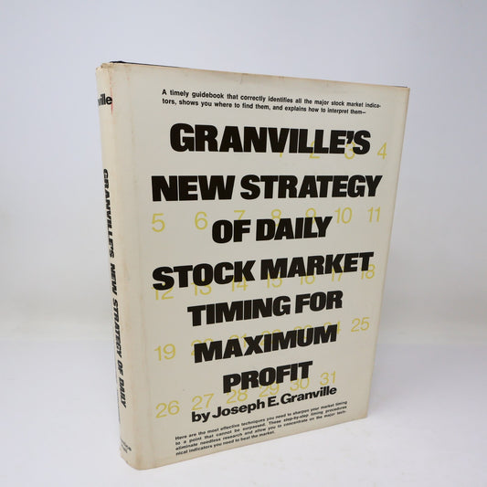 Granville's New Strategy of Daily Stock Market Timing For Maximum Profit 1981 HC