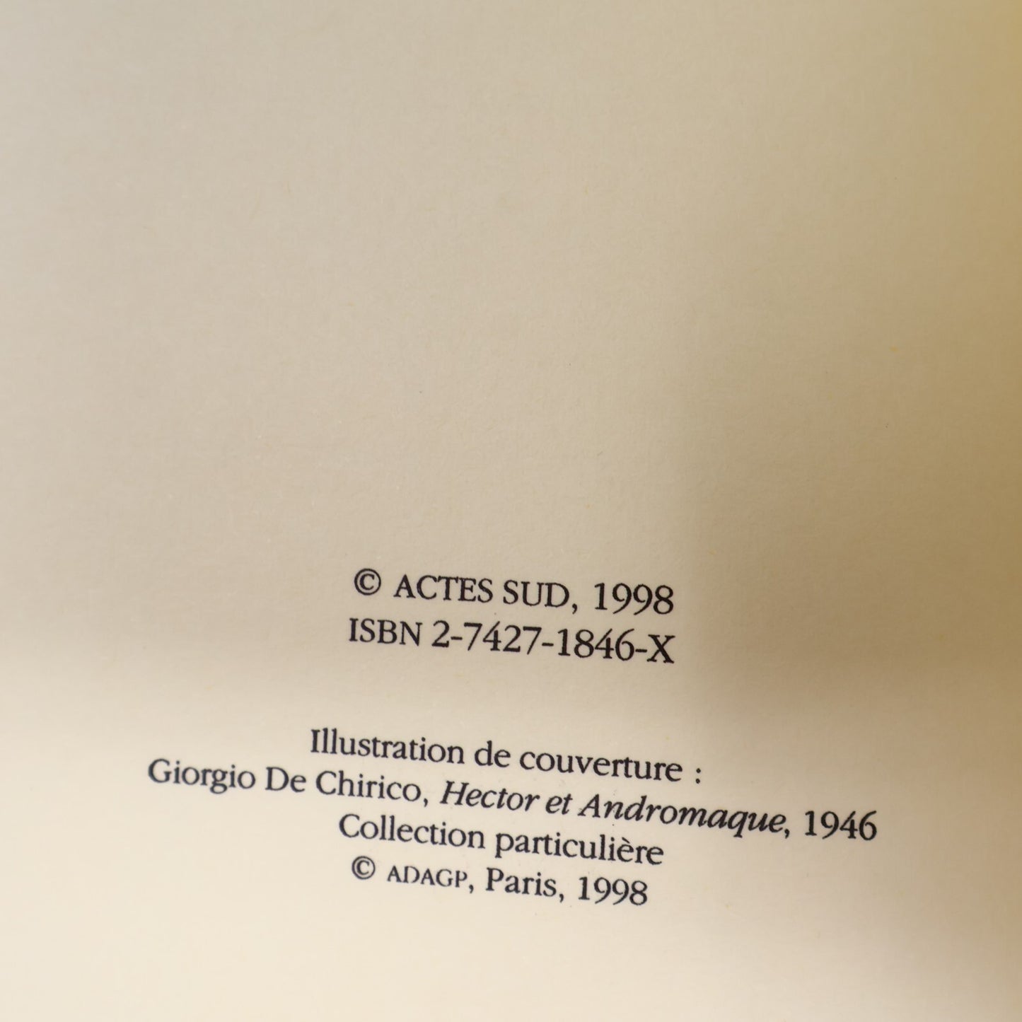 1998 La Cité Potemkine ou les Géométries de Dieu Rezvani Actes Sud Roman France