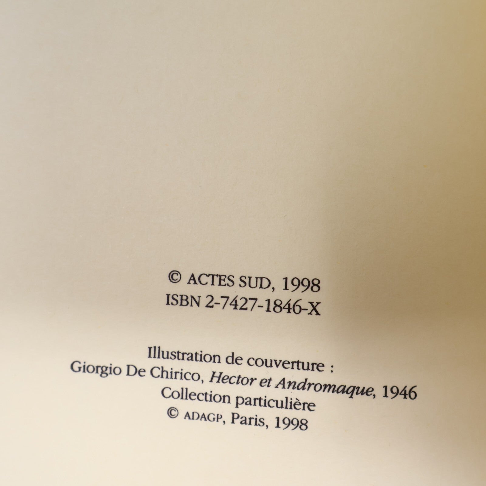 1998 La Cité Potemkine ou les Géométries de Dieu Rezvani Actes Sud Roman France
