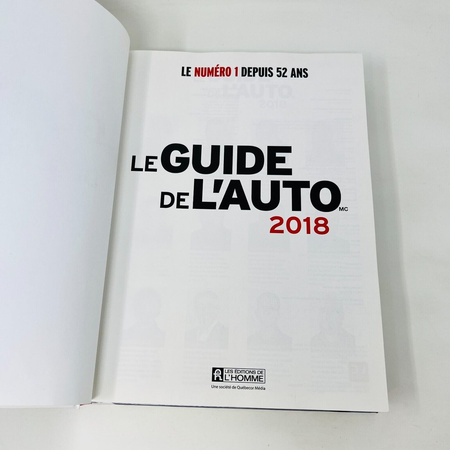 Le Guide de l'Auto 2018 de Denis Duquet/Gabriel Gélinas/Marc Lachapelle Voitures