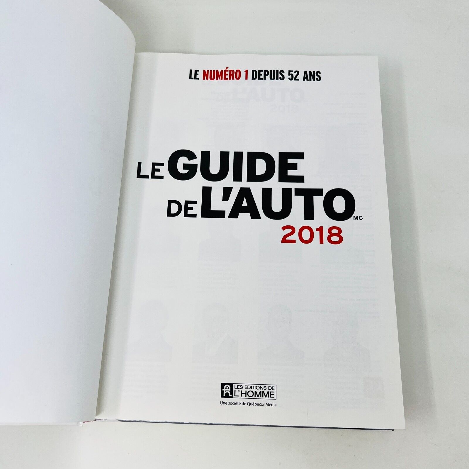 Le Guide de l'Auto 2018 de Denis Duquet/Gabriel Gélinas/Marc Lachapelle Voitures