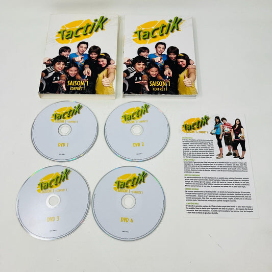 2008 Tactik Saison 1 Coffret 1 DVD Testé en Français Télé-Québec Pier-Luc Funk