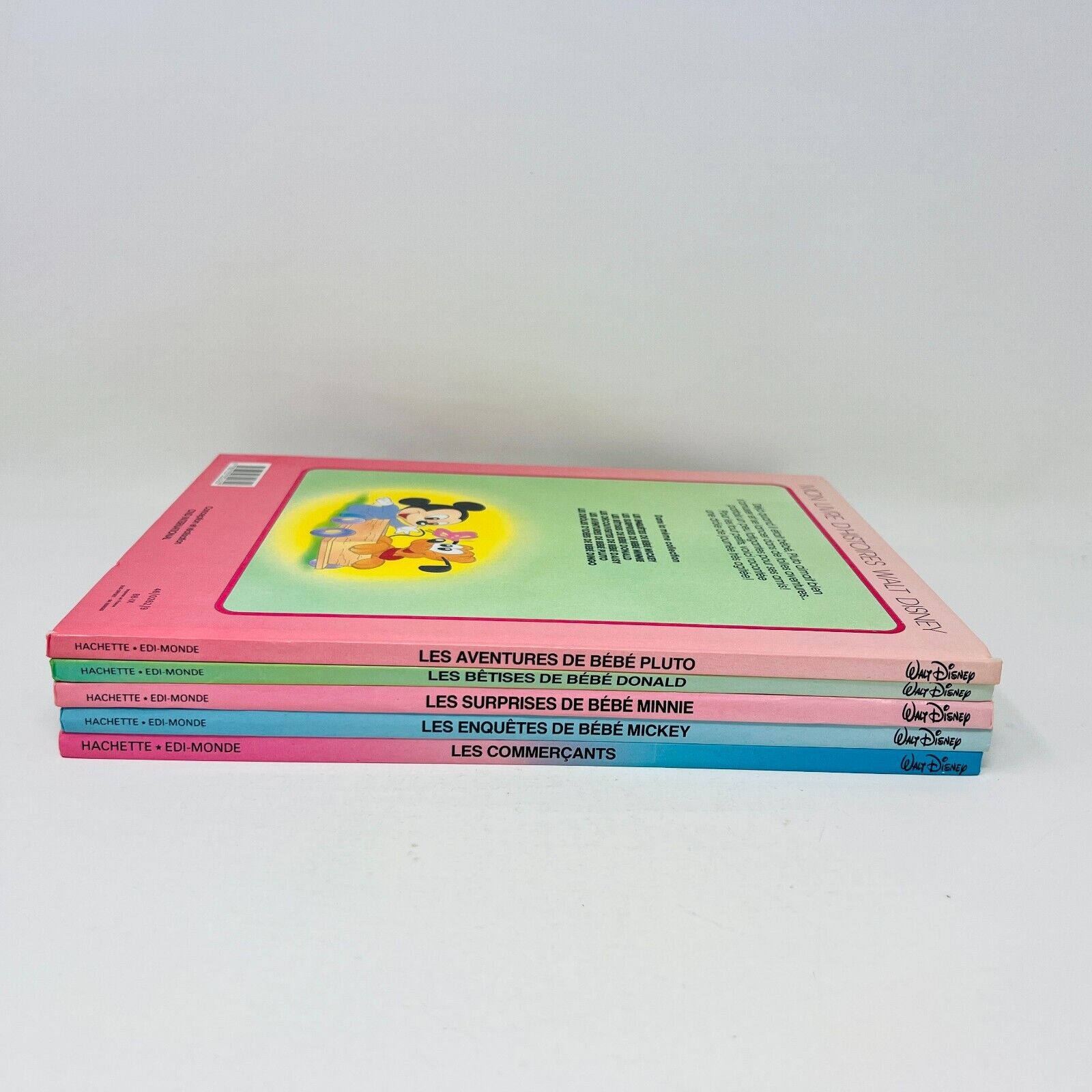Lot de 5 Mon Livre d'Histoires/D'Images Walt Disney Enfants Français/French 1986