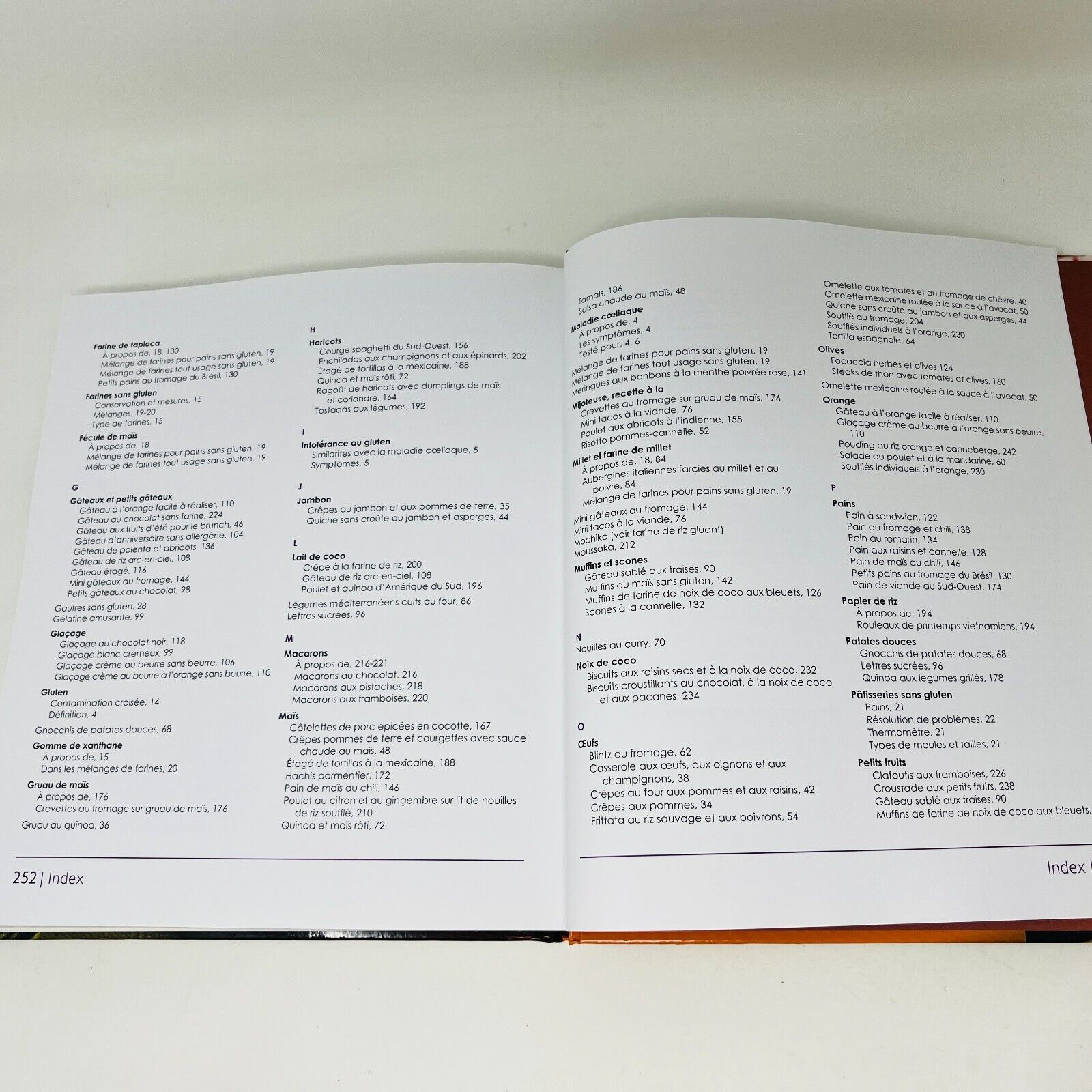 Lot de 2 Livres de Recettes Sans Gluten 21 Jours de Menus/Grand Livre Français