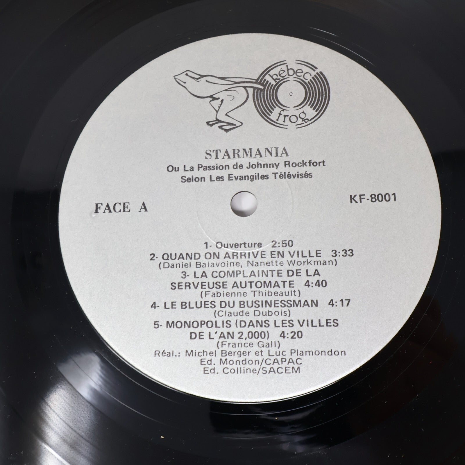 Starmania Michel Berger/Luc Plamondon Disque 2x LP 1978 Dubois/Dufresne/Workman