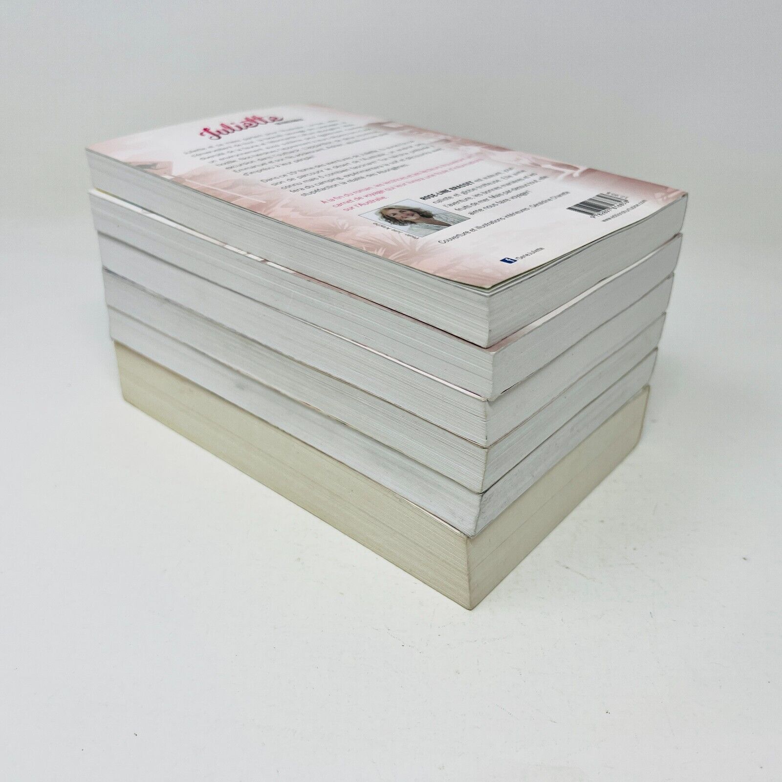 6x Juliette à Berlin/San Francisco/Rome Rose-Line Brasset Lot Livres Hurtubise