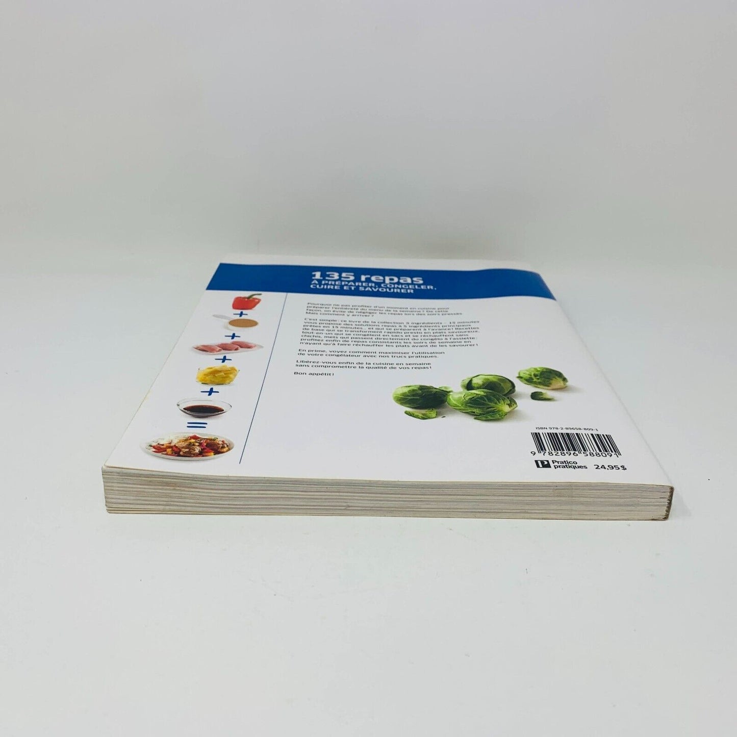 Soupers à l'Avance 135 Repas Livre de Cuisine Recettes 5 Ingrédients 15 Minutes