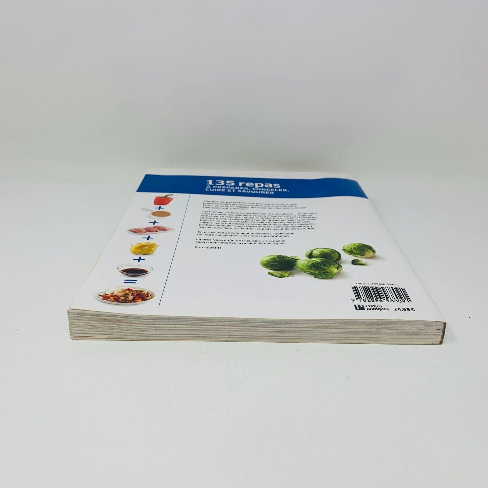 Soupers à l'Avance 135 Repas Livre de Cuisine Recettes 5 Ingrédients 15 Minutes